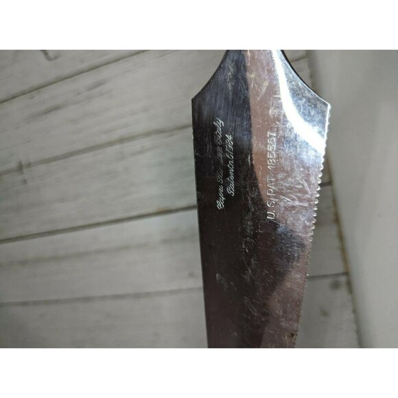 Carving Capri Italy Stainless Knife 15 1/2" Vintage Mid Century Modern - Picture 7 of 8